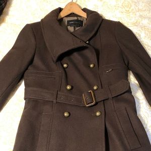 BCBG Maxazria Olive Trench Coat